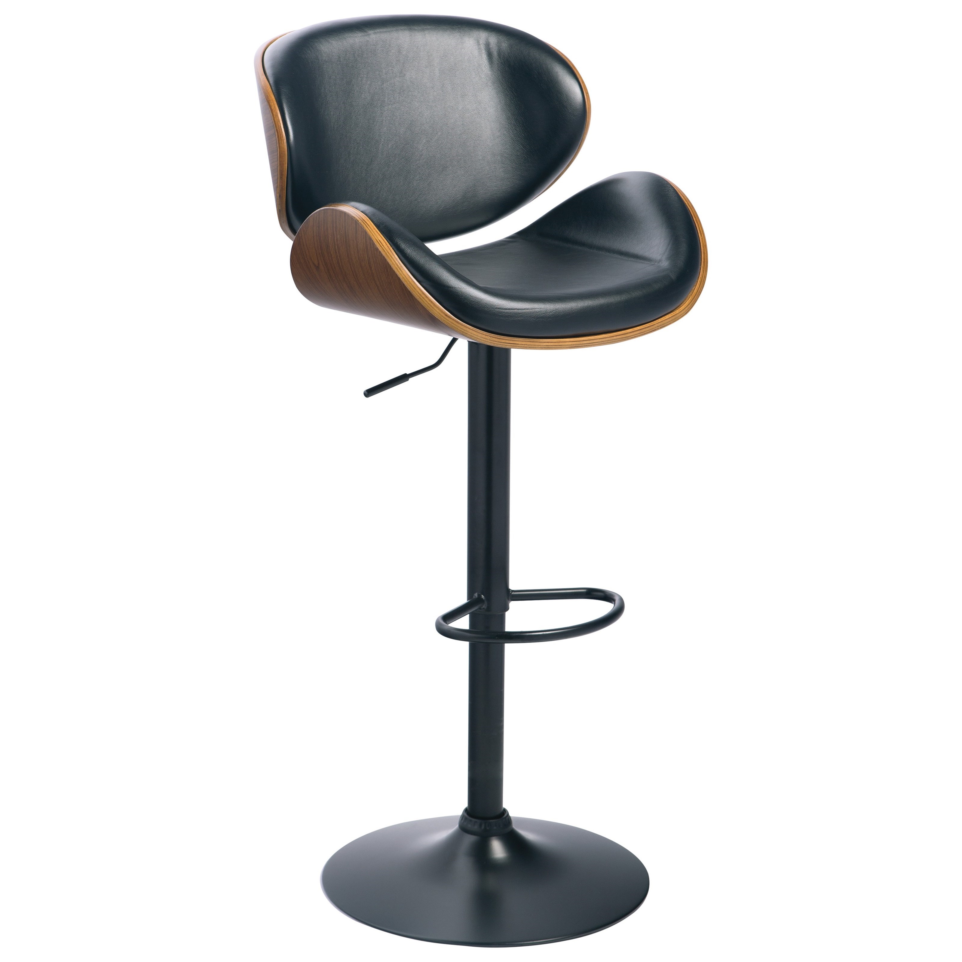 Tall Upholstered Swivel Barstool